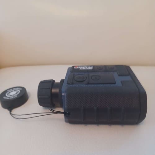 The Applied Speed Technologies LTI TruSpeed S unit with its lens cap
